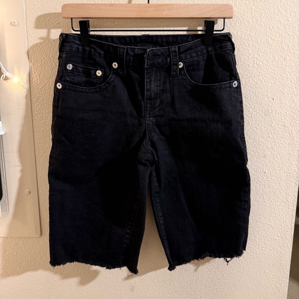 True Religion Men's Dark Jean Shorts